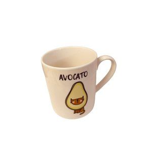 Winifred & Lily Mug Avocato Cat Avocado Coffee Tea Cup Dishwasher Microwave Safe